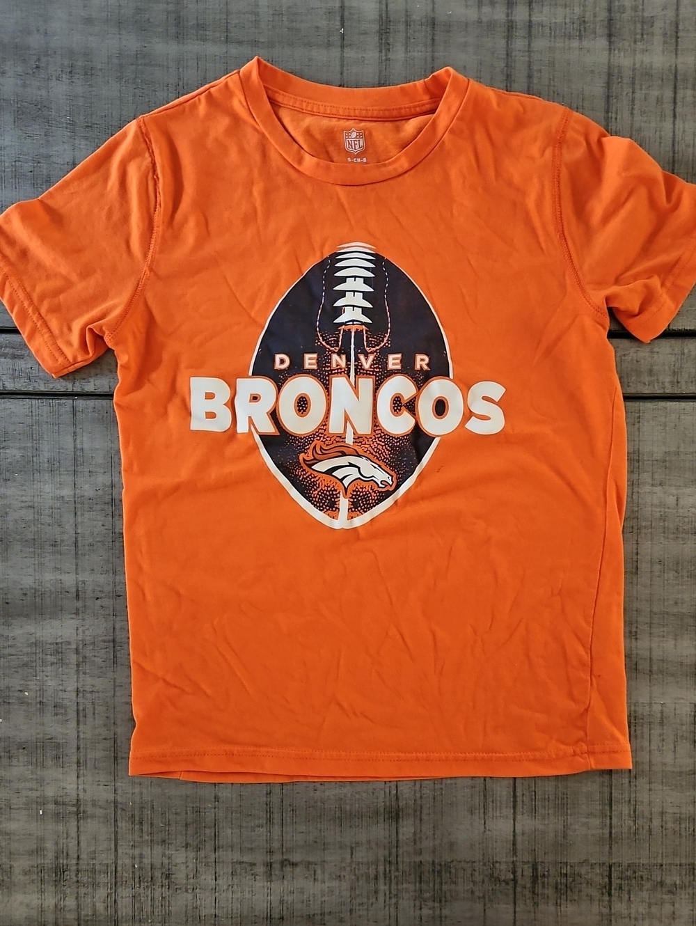 NFL Orange Denver Broncos Graphic Tee for Kids